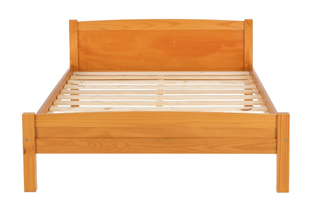 Amber 4FT 6" Bed Antique Pine furnishopuk