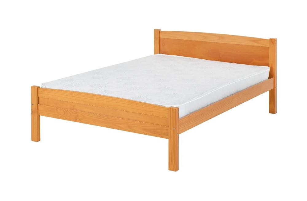 Amber 4FT 6" Bed Antique Pine furnishopuk