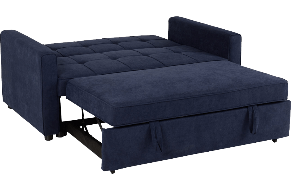 Astoria Sofa Bed Navy Blue Fabric
