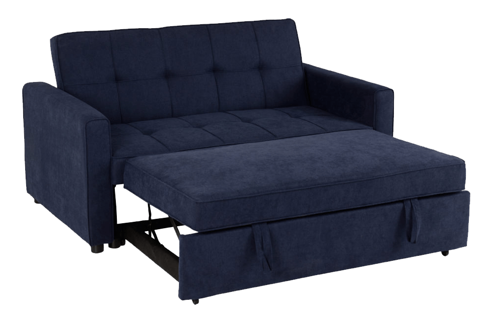 Astoria Sofa Bed Navy Blue Fabric