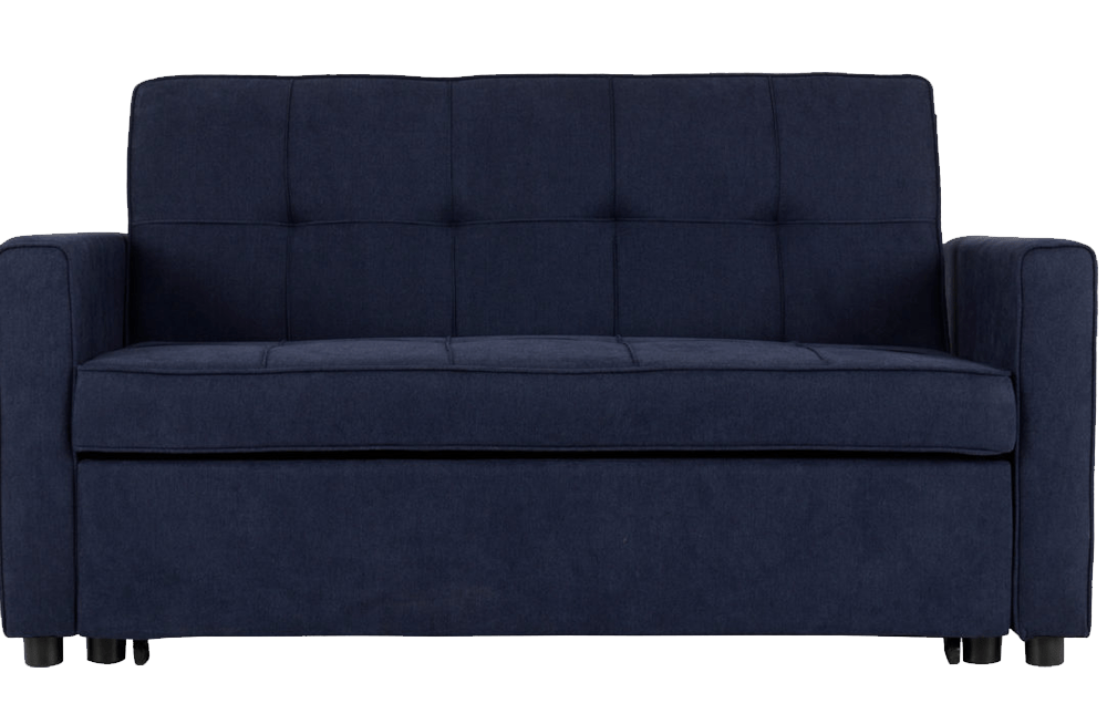 Astoria Sofa Bed Navy Blue Fabric