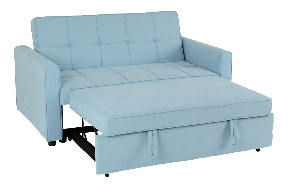 Astoria Sofa Bed Light Blue Fabric