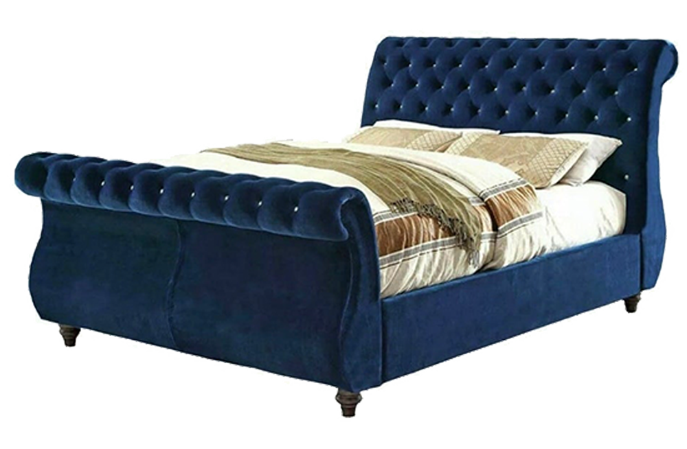 SWAN Sleigh Bed FREE UK DELIVERY