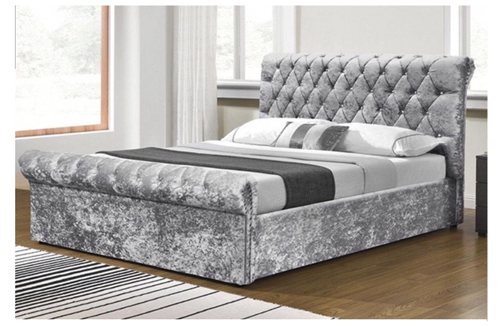 Chesterfield Bed Available In All Colours & Sizes - Double King Or Super King - furnishopuk