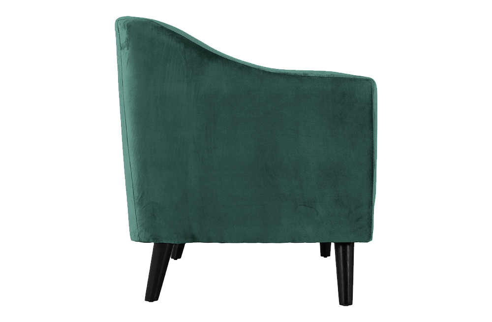 Ashley 3 Seater Sofa Green Velvet Fabric