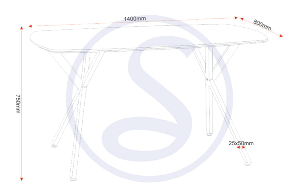 Athens Rectangular Dining Set with Lukas Chairs Concrete Effect/Black/Emerald Green Velvet