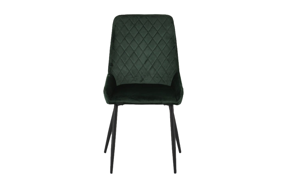 Athens Round Dining Set with Avery Chairs Concrete Effect/Black/Emerald Green Velvet