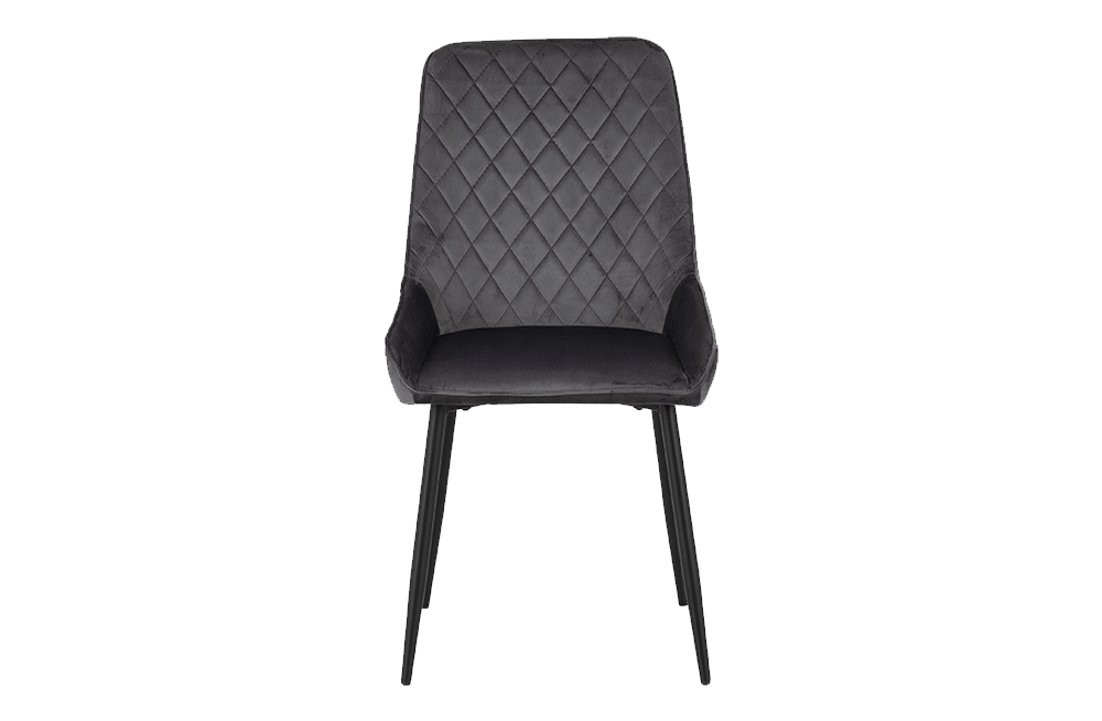 Avery Extending Dining Set with Avery Chairs Concrete/Grey Oak Effect/Grey Velvet