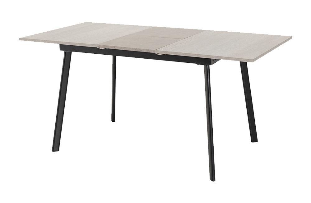 Avery Extending Dining Set with Avery Chairs Concrete/Grey Oak Effect/Emerald Green Velvet