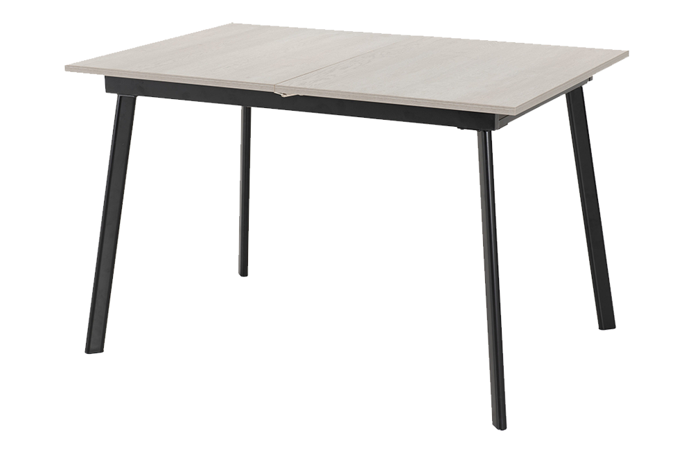 Avery Extending Dining Set with Lukas Chairs Concrete/Grey Oak Effect/Sapphire Blue Velvet