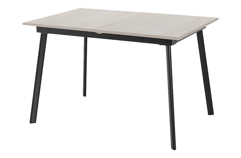 Avery Extending Dining Set with Avery Chairs Concrete/Grey Oak Effect/Emerald Green Velvet