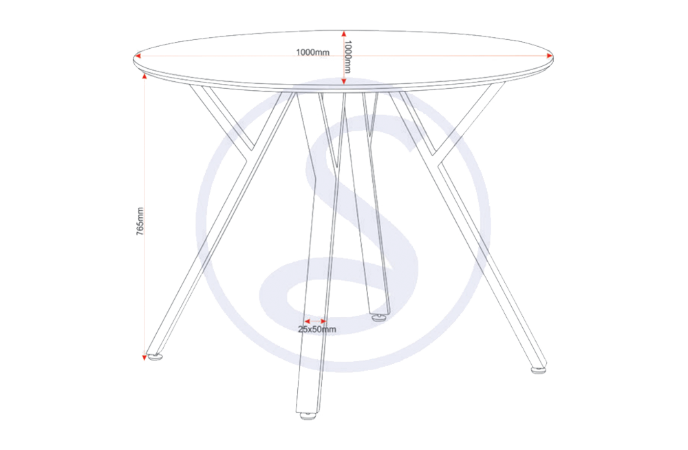 Athens Round Dining Set with Avery Chairs Concrete Effect/Black/Sapphire Blue Velvet