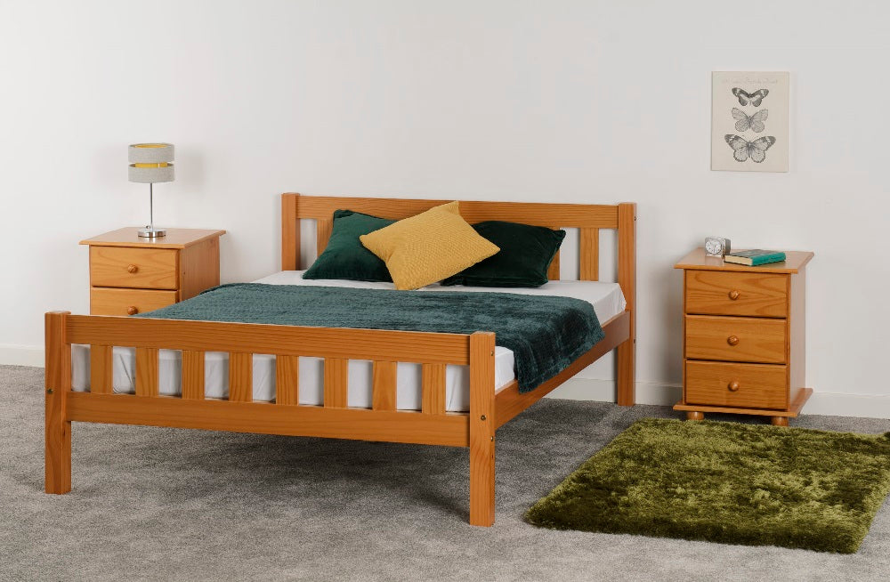 Carlow 4FT 6" Bed Antique Pine