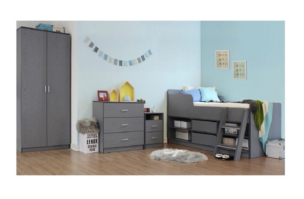 Felix Low Sleeper Bed Grey
