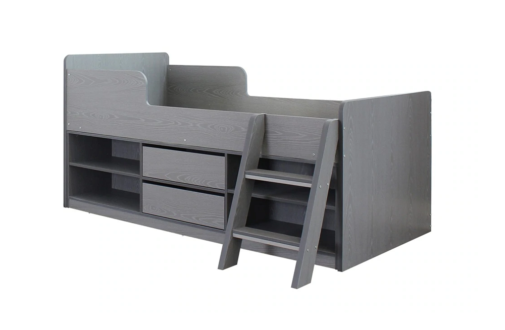 Felix Low Sleeper Bed Grey