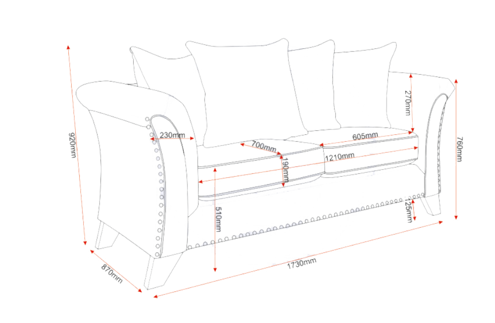 Grace 2 Seater Sofa