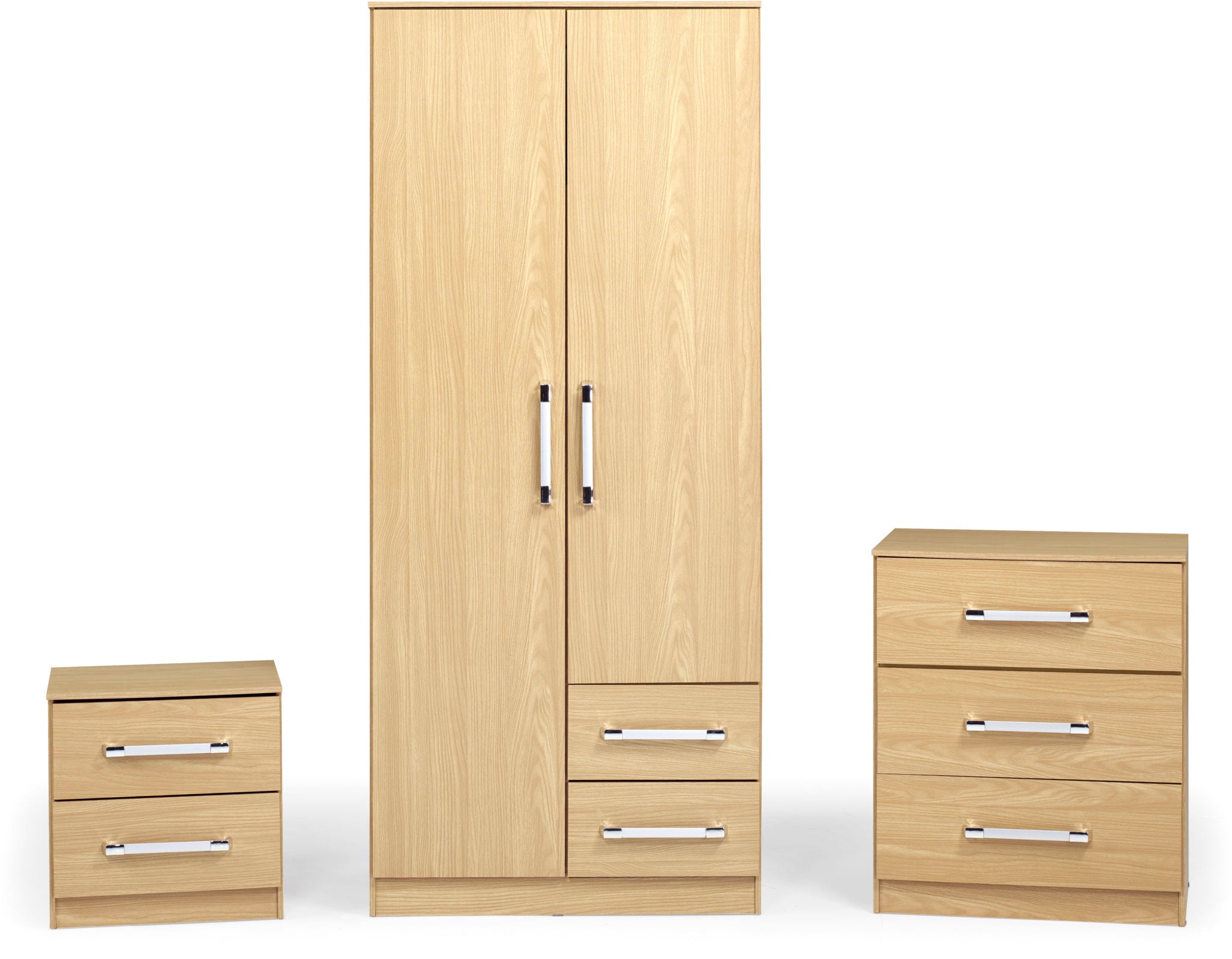 Jasper Bedroom Set - Oak Effect