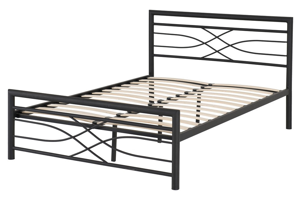 Kelly 4FT 6" Bed Black
