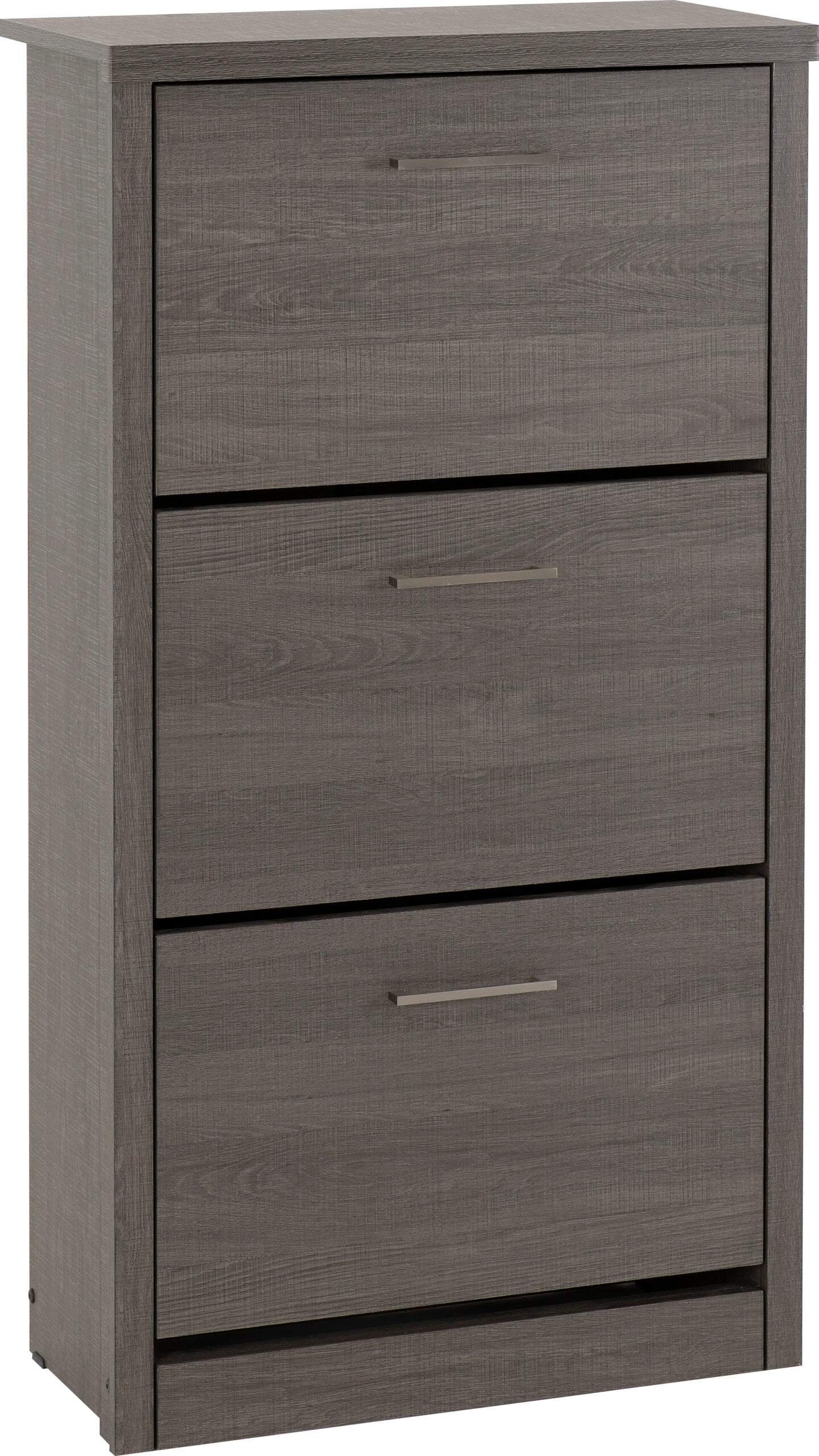Lisbon Shoe Cabinet - Black Wood Grain
