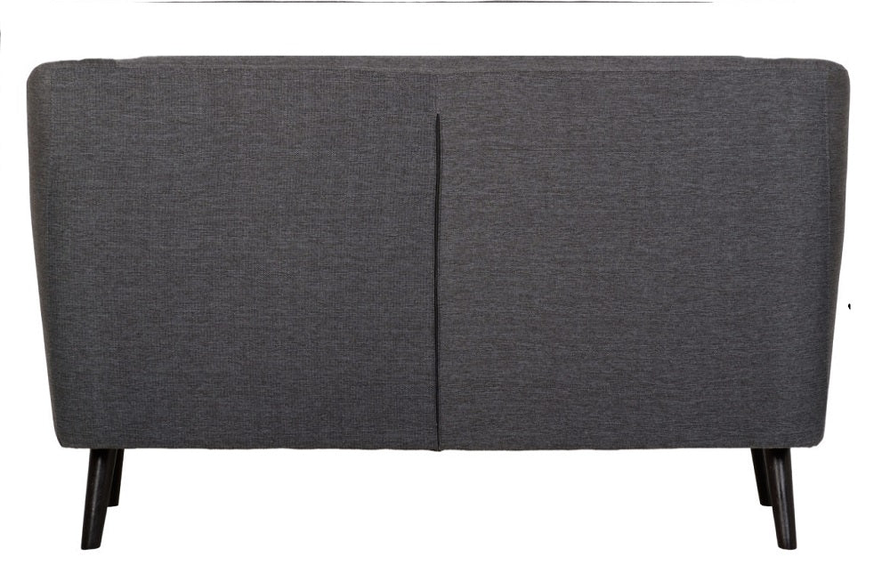 Dark Grey Fabric 3 Seater Sofa - furnishopuk