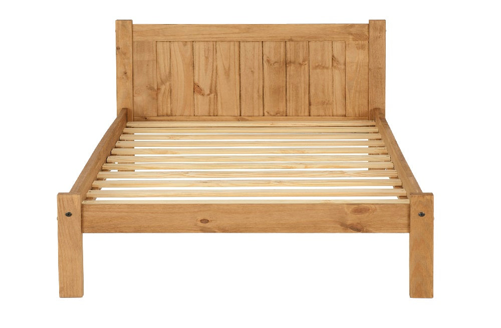 Maya 3FT Bed Distressed Waxed Pine - 3FT