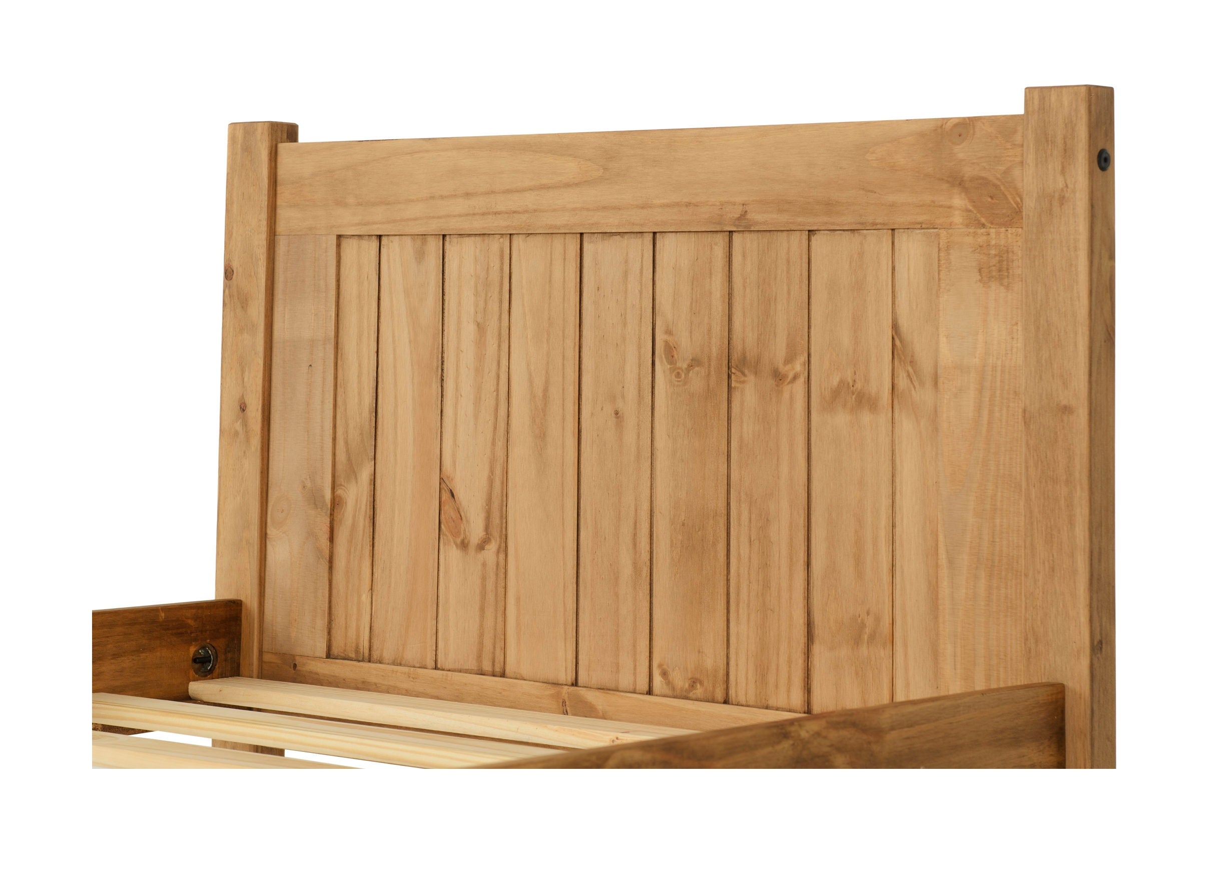 Maya 3FT Bed Distressed Waxed Pine - 3FT
