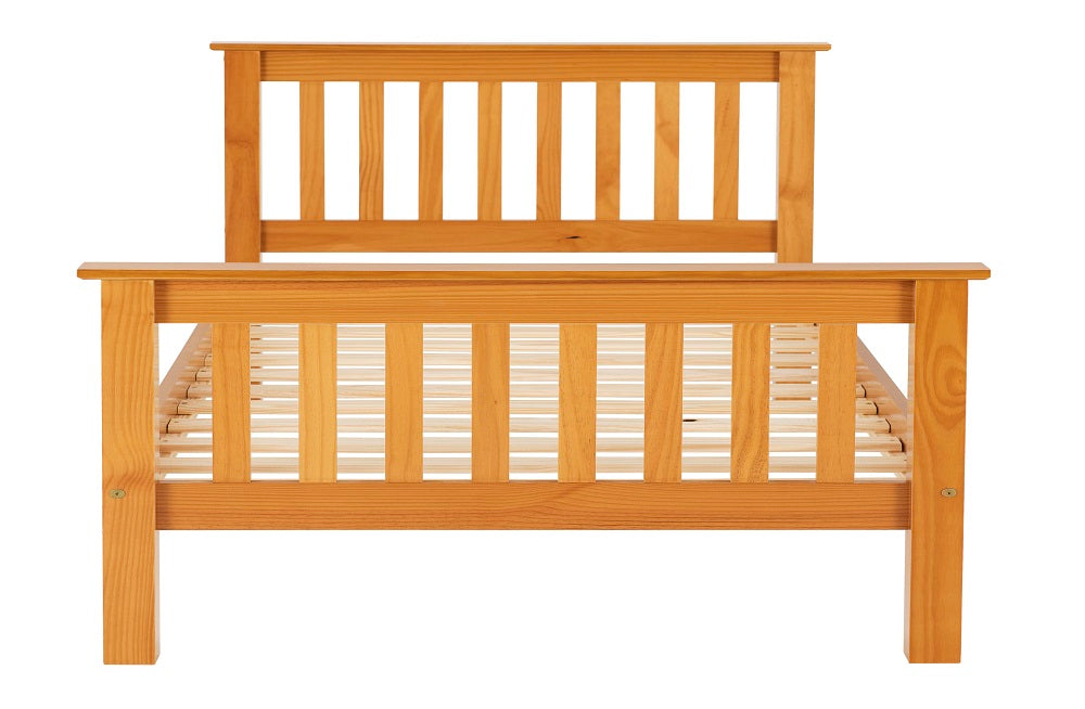 Monaco 3FT Bed High Foot End Antique Pine