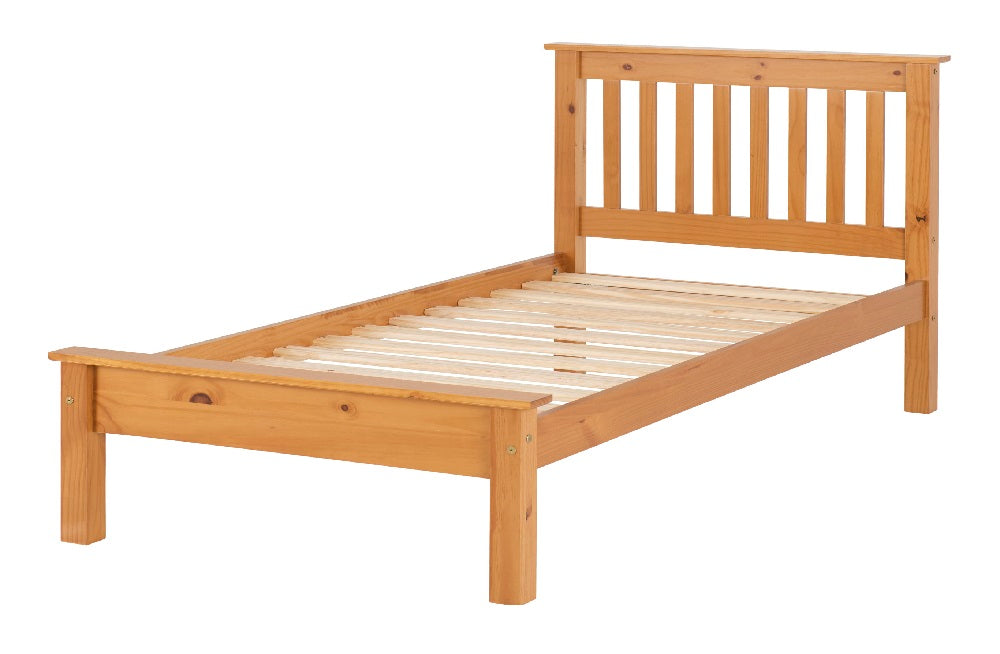 Monaco 3FT Bed Low Foot End Antique Pine