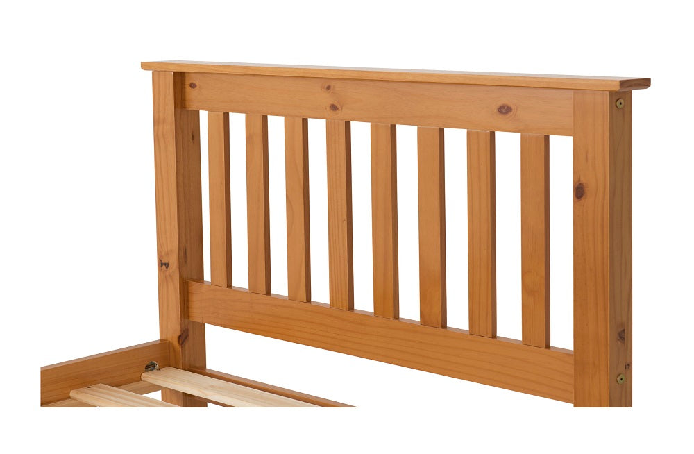 Monaco 3FT Bed Low Foot End Antique Pine
