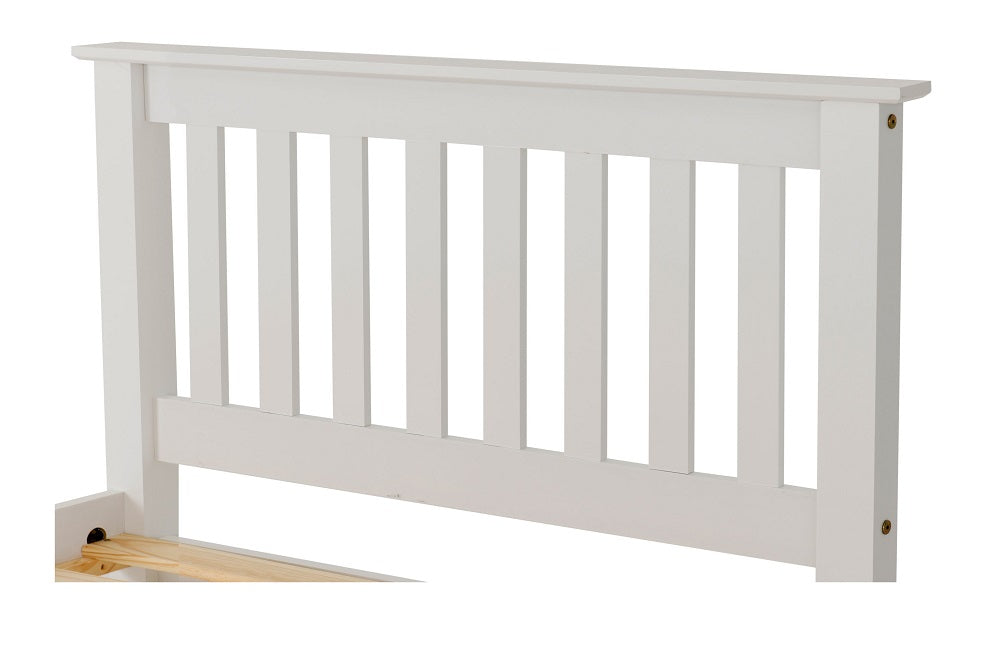 Monaco 3FT Bed Low Foot End White