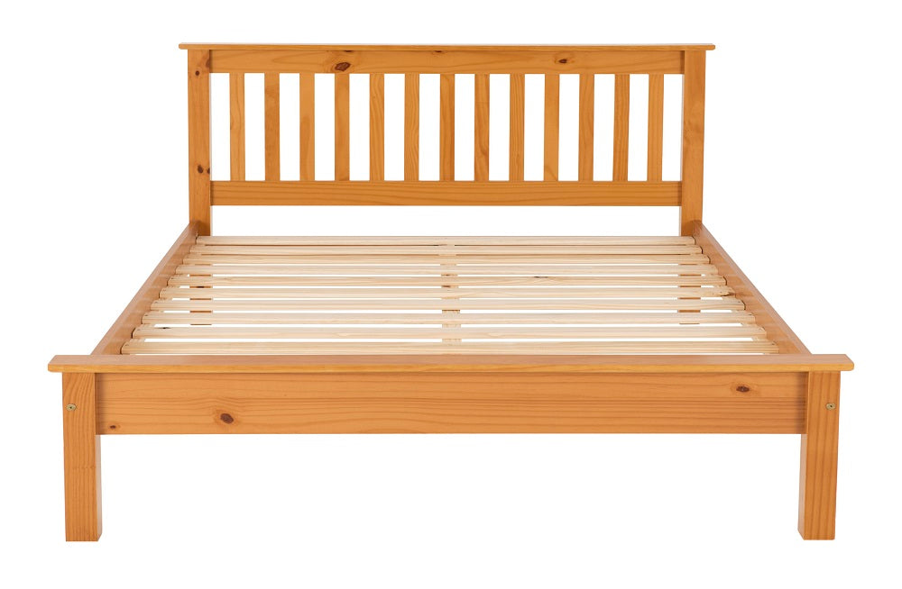 Monaco 4FT 6" Bed Low Foot End Antique Pine
