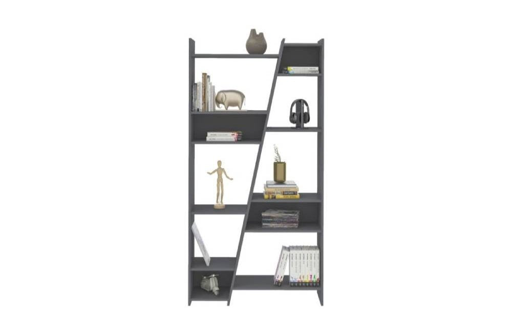 Naples Tall Bookcase Grey