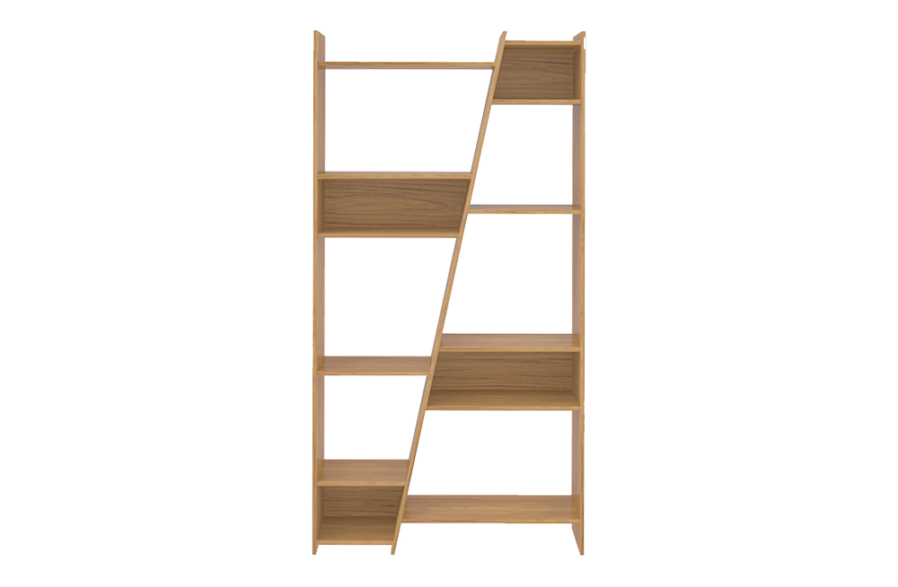 Naples Tall Bookcase Oak Effect