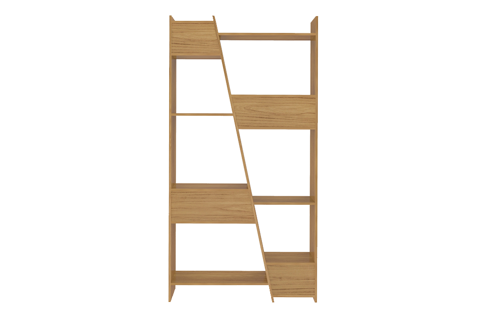 Naples Tall Bookcase Oak Effect