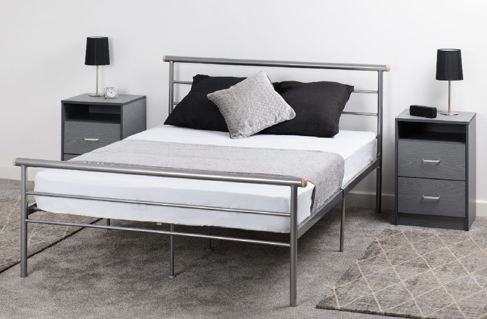 Orion 4FT 6" Bed Silver