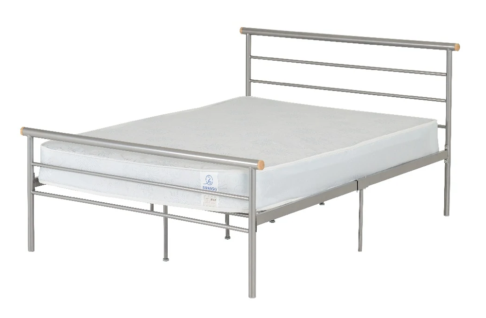 Orion 4FT Bed Silver