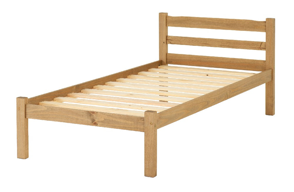 Panama 3FT Bed Natural Wax