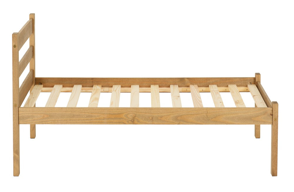 Panama 3FT Bed Natural Wax