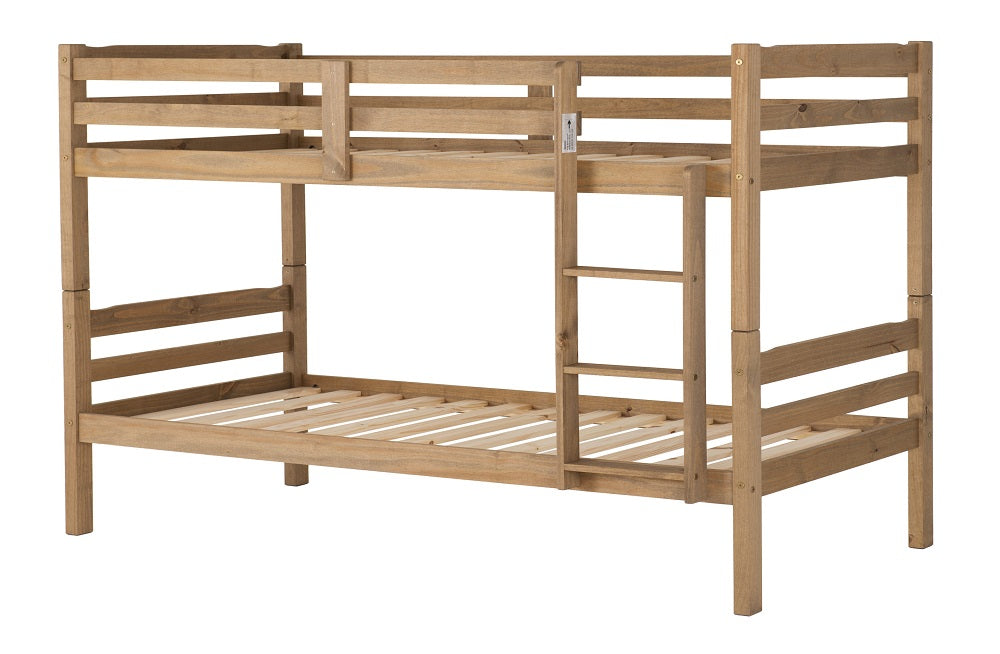 Panama 3FT Bunk Bed Natural Wax