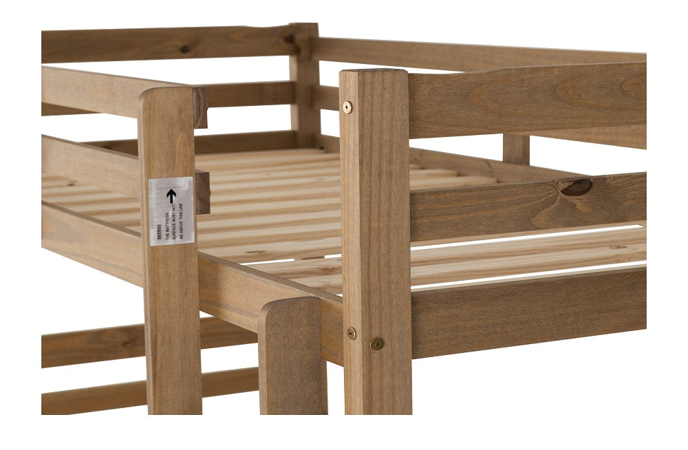 Panama 3FT Bunk Bed Natural Wax