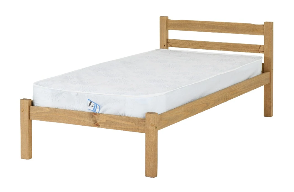 Panama 3FT Bed Natural Wax