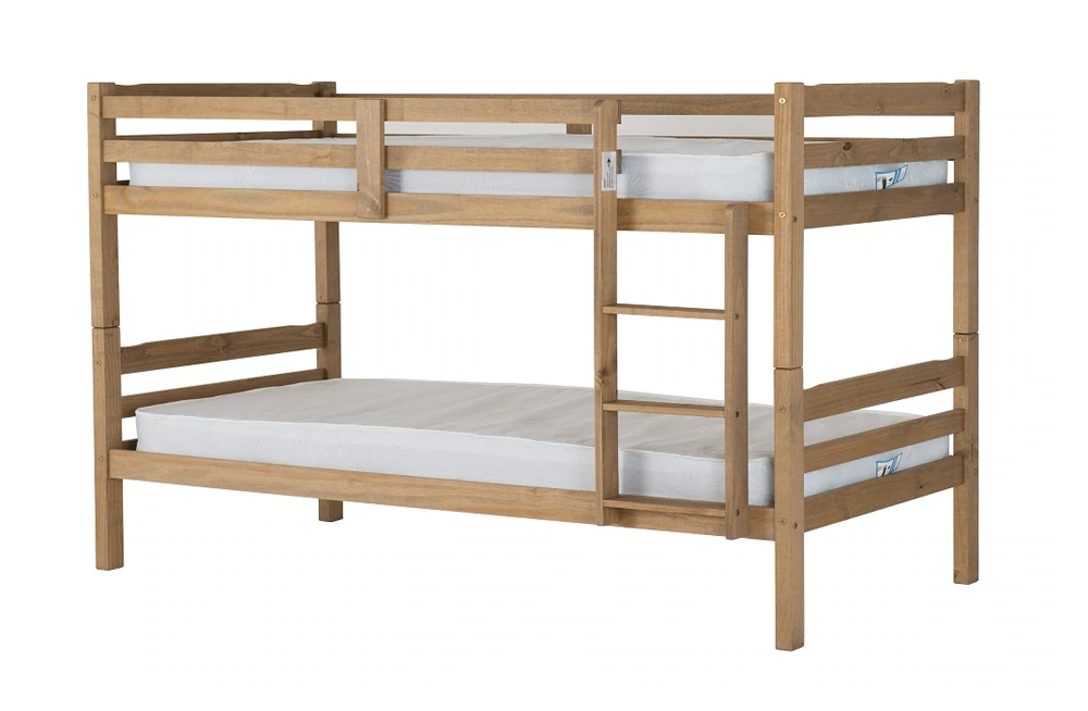 Panama 3FT Bunk Bed Natural Wax