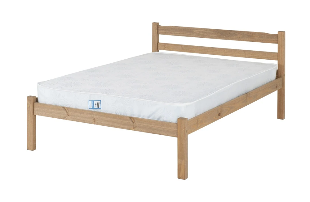 Panama 4FT 6" Bed Natural Wax
