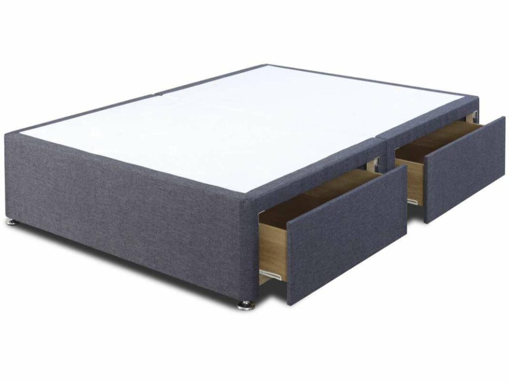 Platform Top Divan Bed Base (Included Feet) FREE UK DELIVERY