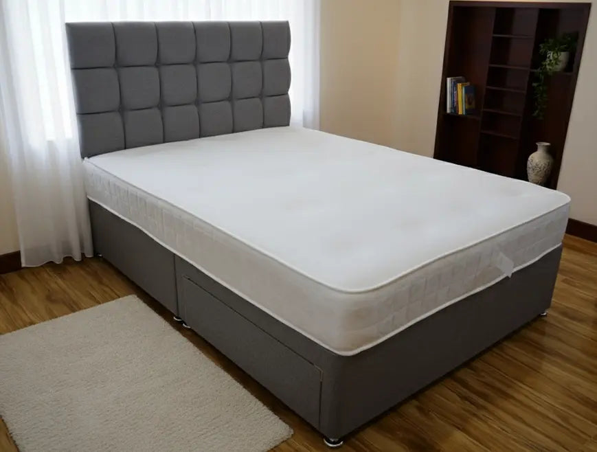 Furnishop Super Orthopedic Foam And Spring Mattress Medium Firmness