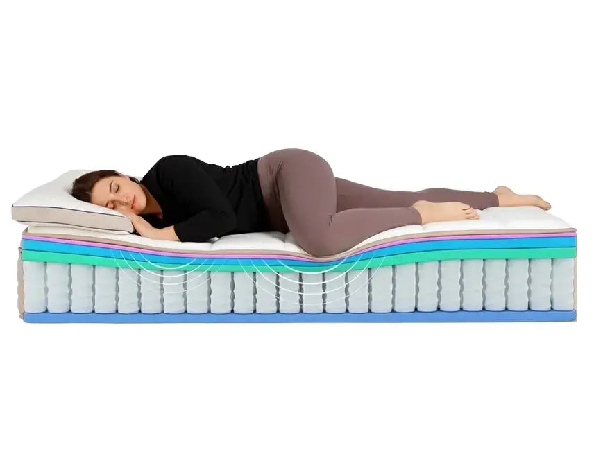 Furnishop Super 3000 Pocket Tinsel Medium Firmness Mattress Free UK Delivery