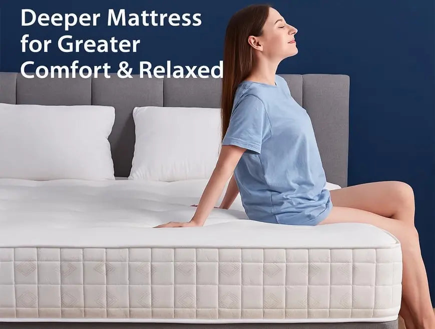 Furnishop Super Orthopedic Foam And Spring Mattress Medium Firmness