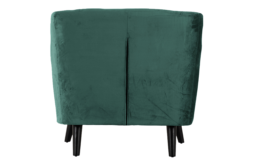 Ashley 1 Seater Sofa Green Velvet Fabric