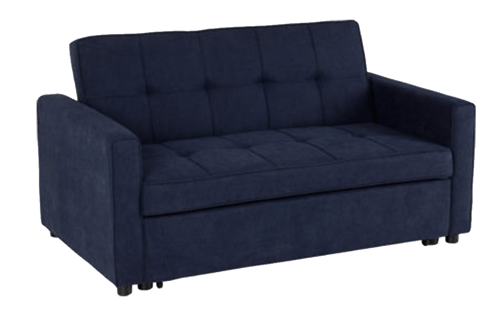 Astoria Sofa Bed Navy Blue Fabric