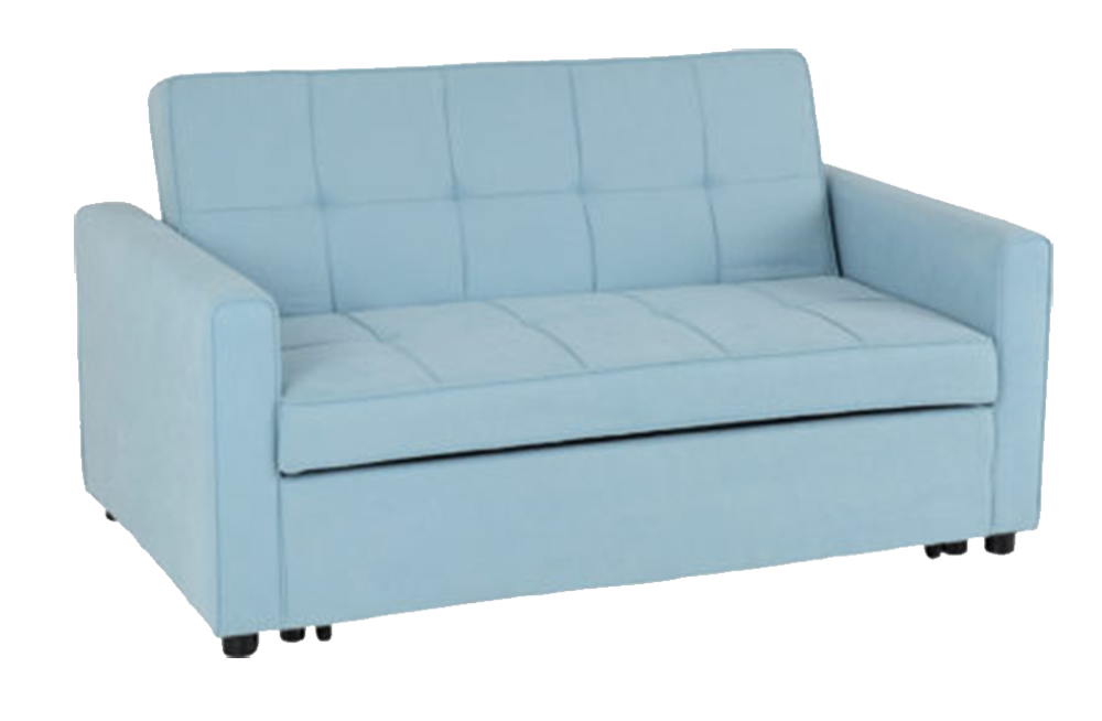Astoria Sofa Bed Light Blue Fabric